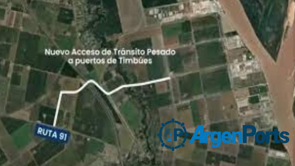 mapa obra acceso timbues